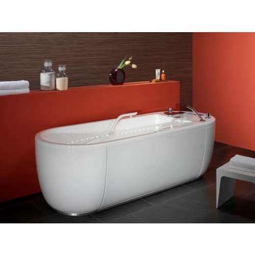 Wanna Caracalla – elegancka wanna do hydromasażu z funkcją chromoterapii i panelem sterowania.